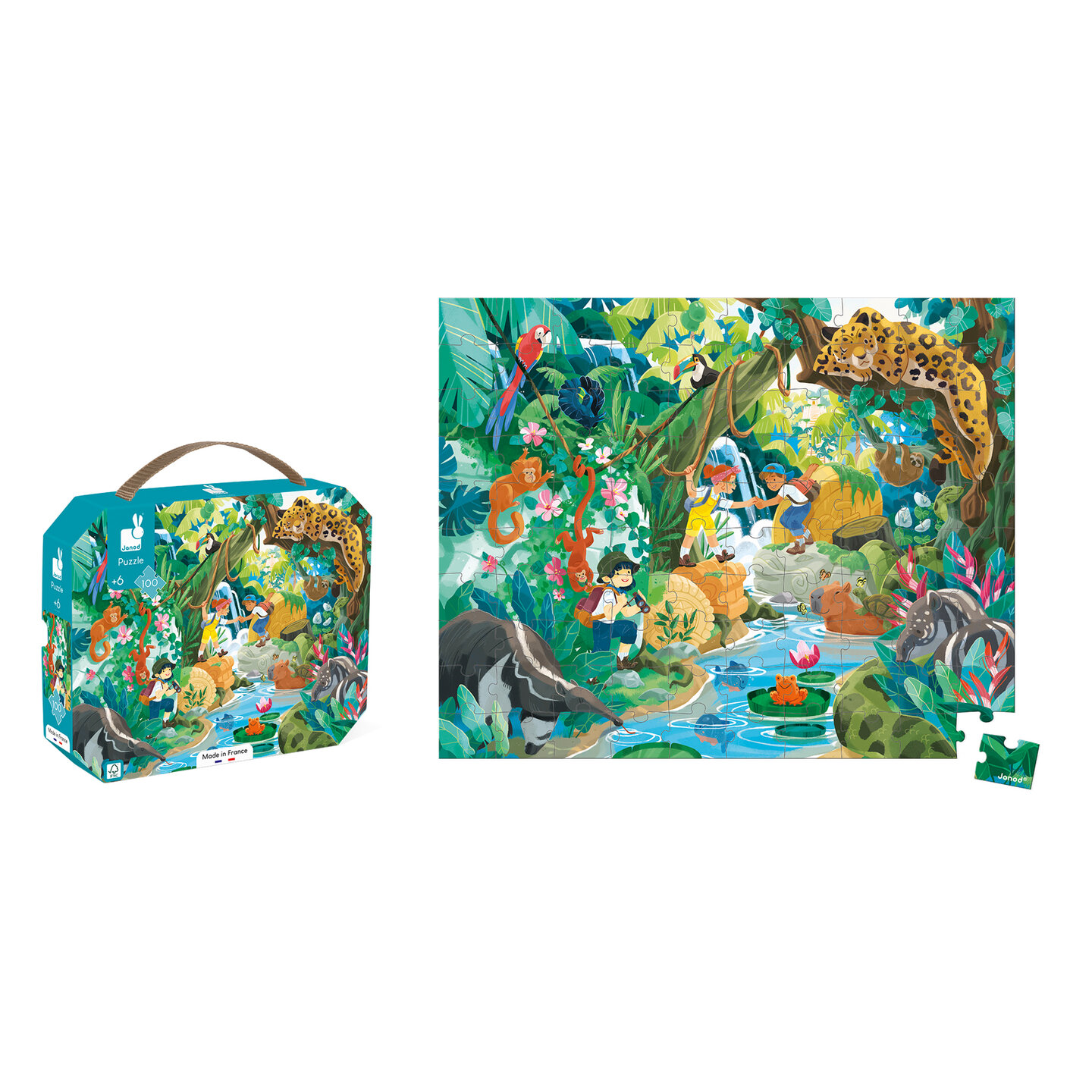 Janod Puzzel Het avontuur 6+ | Speel je Wijs