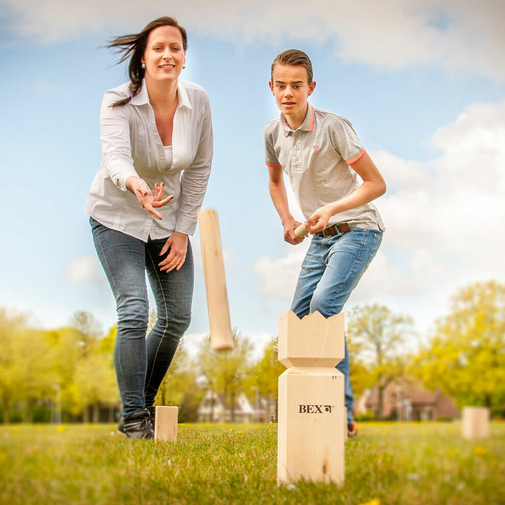 Bexx Kubb Original Rubberhout | Speel je Wijs