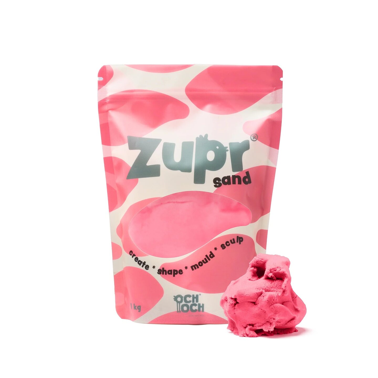 OchOch Speelzand Zupr Sand 1KG - Poppy Pink | Speel je Wijs