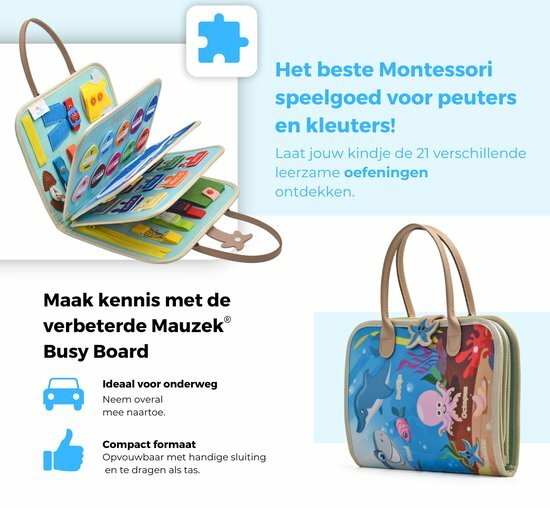 Mauzek Busy Board - Oceaan 3+ | Speel je Wijs