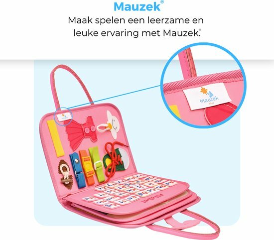 Mauzek Busy Board - Fantasie 3 tm 6 jaar | Speel je Wijs