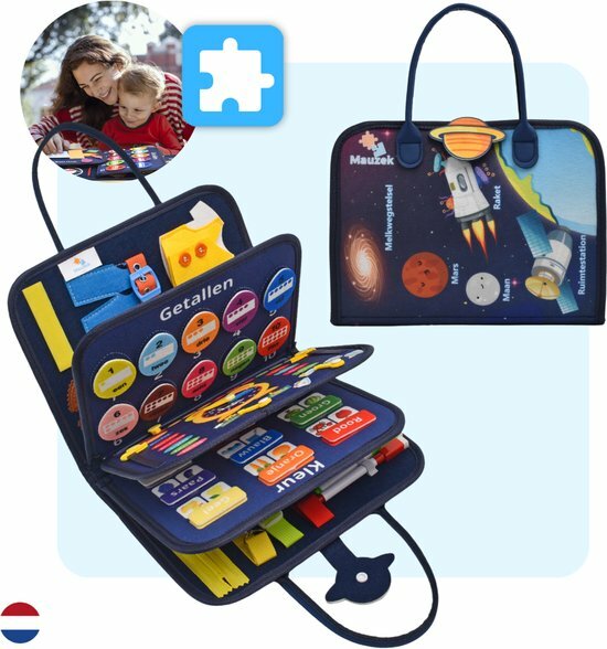 Mauzek Busy Board - Ruimte 3 tm 6 jaar | Speel je Wijs
