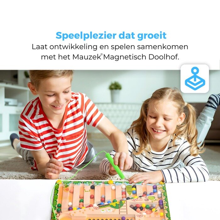 Mauzek Magnetisch Doolhof 3 tm 6 jaar | Speel je Wijs