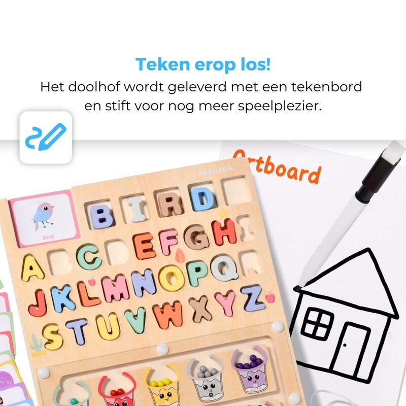 Mauzek Magnetisch Doolhof&nbsp;Deluxe 3 tm 6 jaar| Speel je Wijs