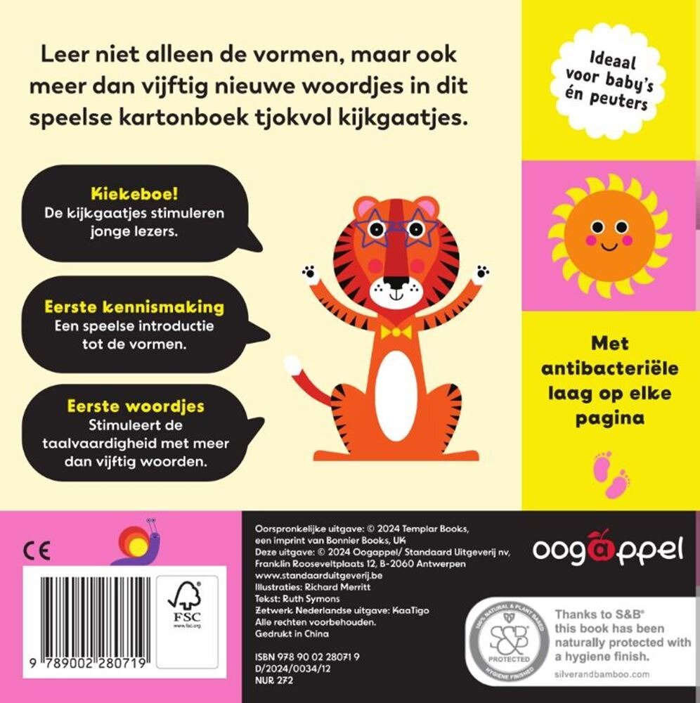 Oogappel Baby's boek - Vormen 1+ | Speel je Wijs