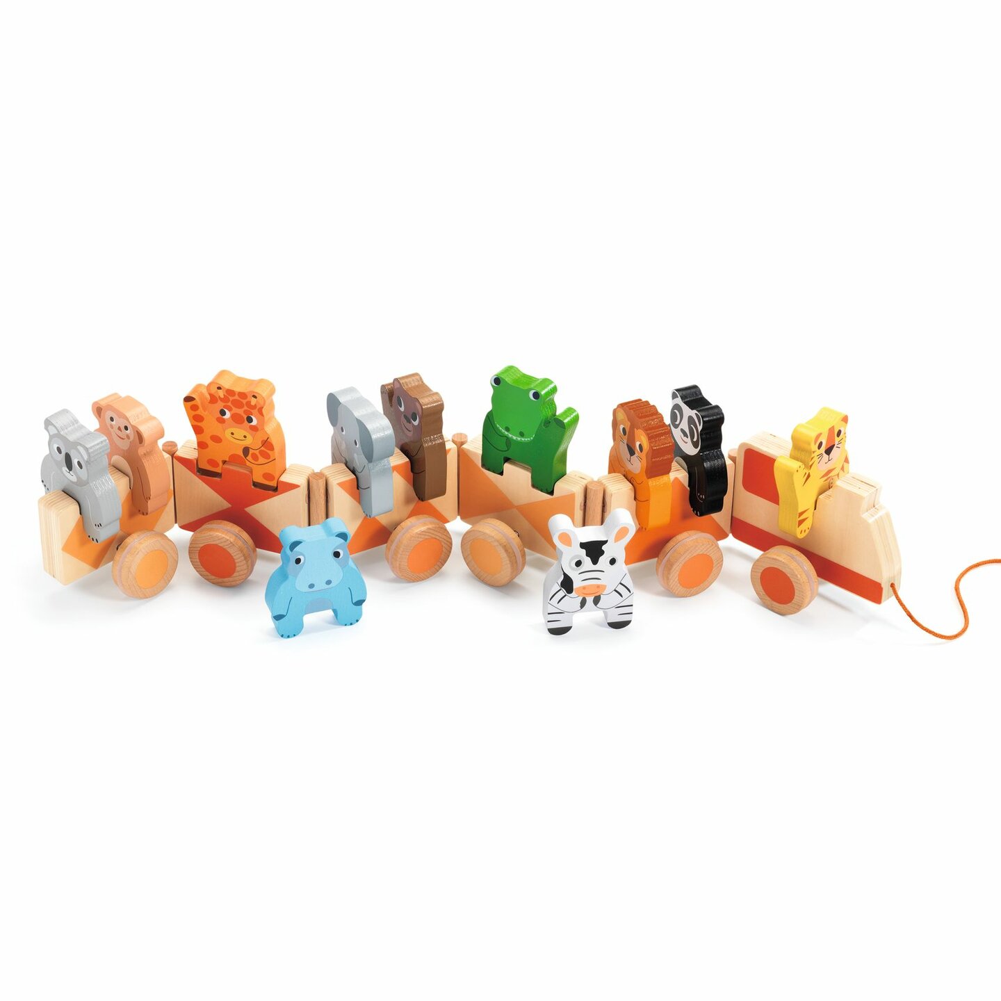 Djeco Stapeltrein Trainimo Jungle 18mnd+ | Speel je Wijs