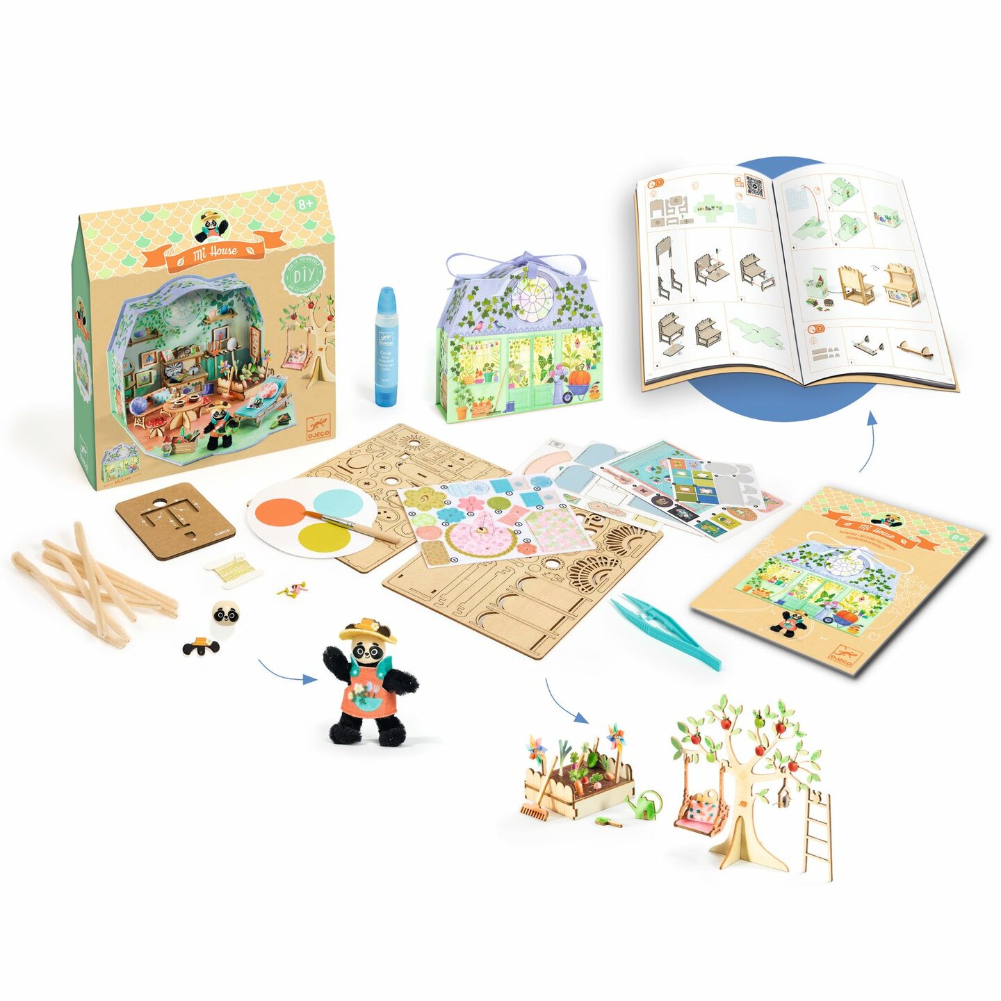 Djeco Knutselset Mi House - Olive 8+ | Speel je Wijs