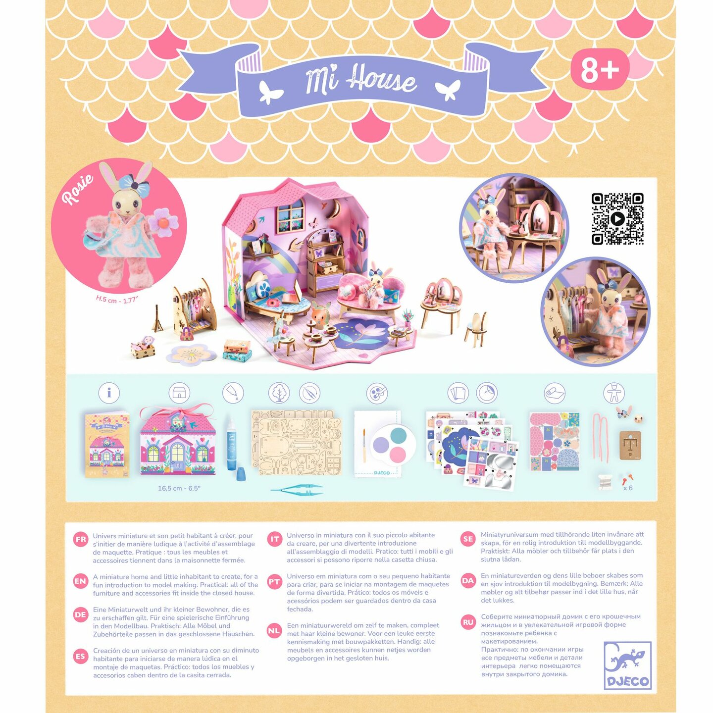 Djeco Knutselset Mi House - Rosie 8+ | Speel je Wijs