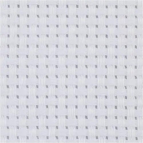 Aida Borduurstof / Telstof 35/10 MEDIUM 50x50cm Wit | Speel je Wijs