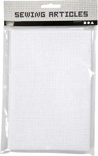 Aida Borduurstof / Telstof 43/10 FIJN 50x50cm Wit | Speel je Wijs