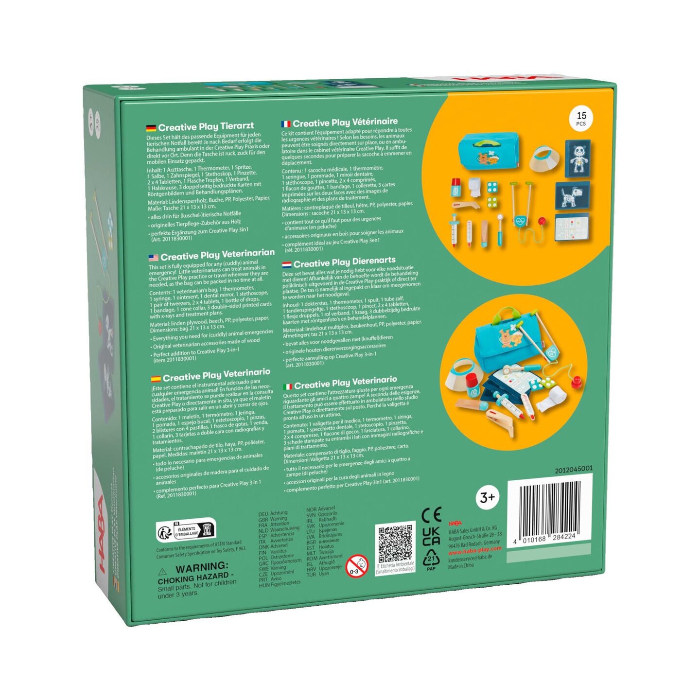 Haba Creative Play - Dierenarts Koffer 3+ | Speel je Wijs
