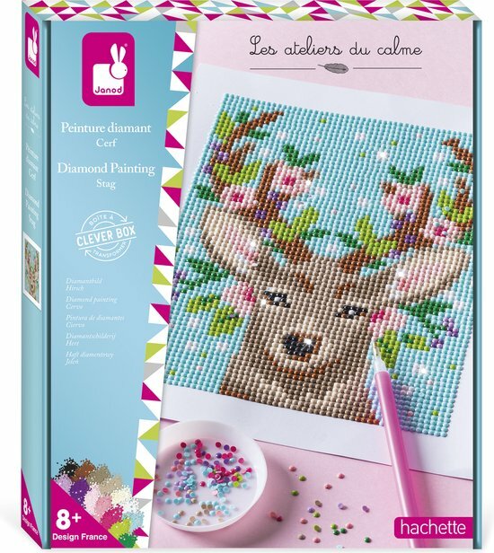 Janod Atelier Diamand Painting Hertje | Speel je Wijs
