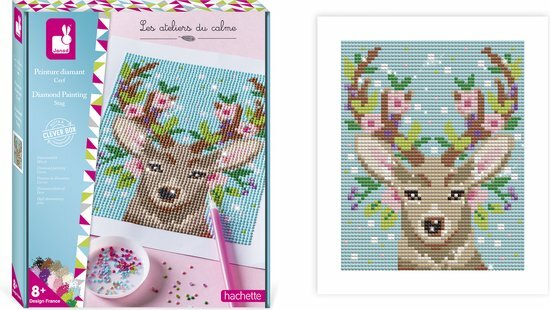 Janod Atelier Diamand Painting Hertje | Speel je Wijs