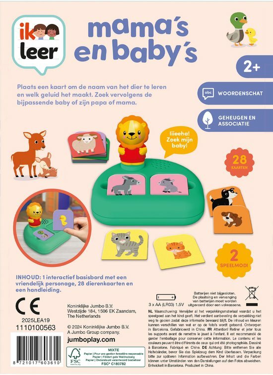Jumbo Ik Leer - Mama's en Baby's 2+ | Speel je wijs