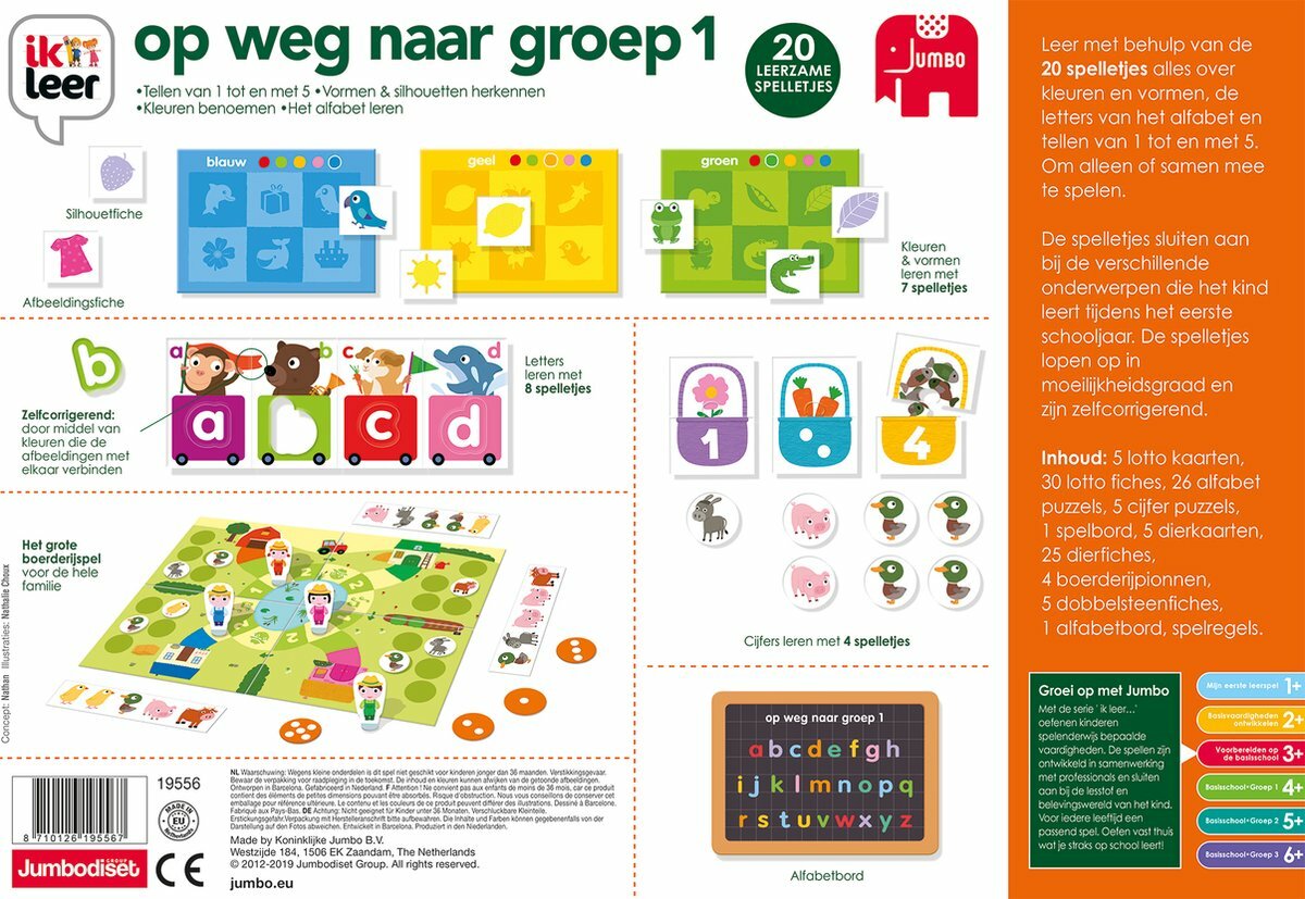 Jumbo Ik Leer - Op weg naar Groep 1 - 3+ | Speel je wijs