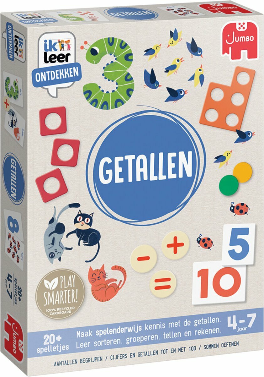 Jumbo Ik Leer Ontdekken - Getallen 4+ | Speel je wijs