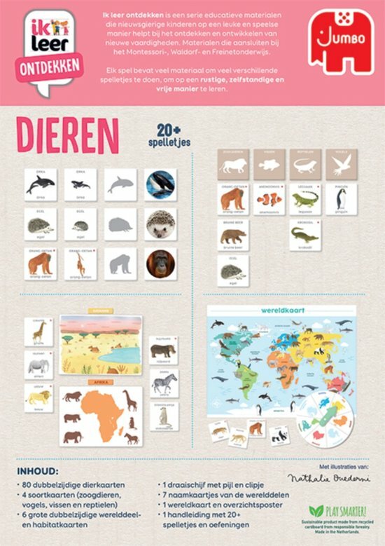 Jumbo Ik Leer Ontdekken - Dieren 3+ | Speel je wijs