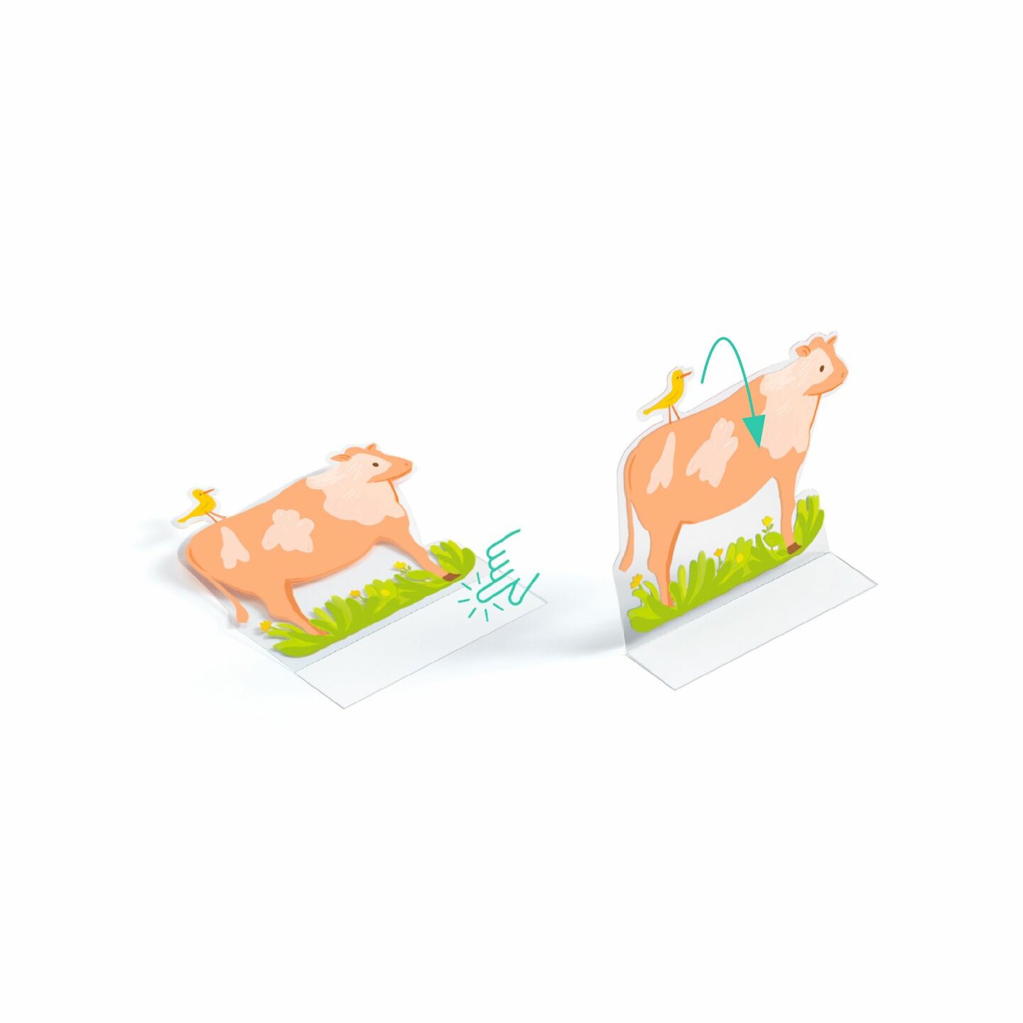 Djeco Lift up Stickers - Boerderij 3-6 jaar | Speel je Wijs