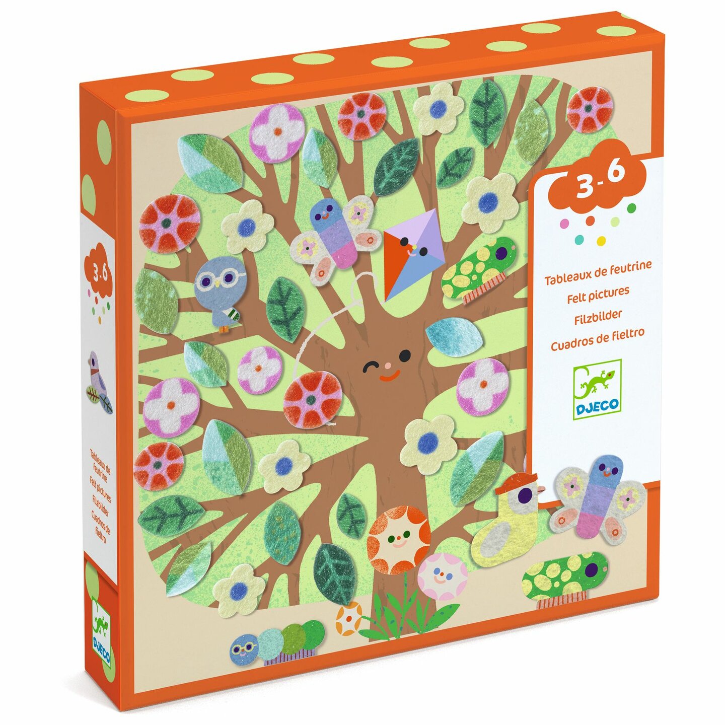 Djeco - Knutselset  Vilt Collages - Seizoenen 3-6 jaar | Speel je Wijs