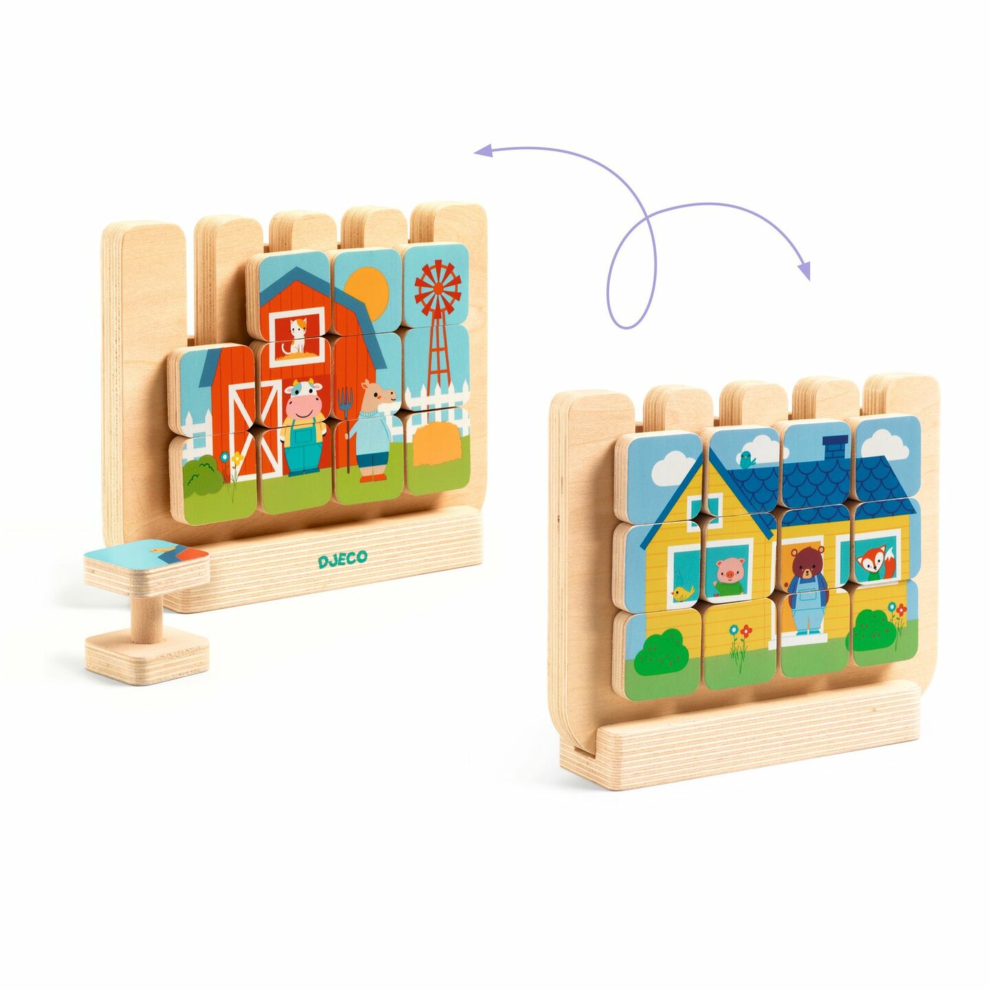 Djeco Educatief Houten Spel - Casamix 3+ | Speel je Wijs