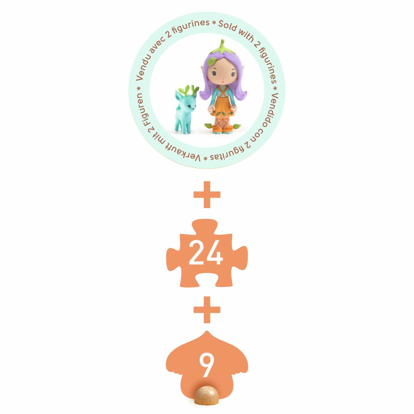 Djeco Tinyly - Puzzl&#039;Up Lily | Speel je Wijs