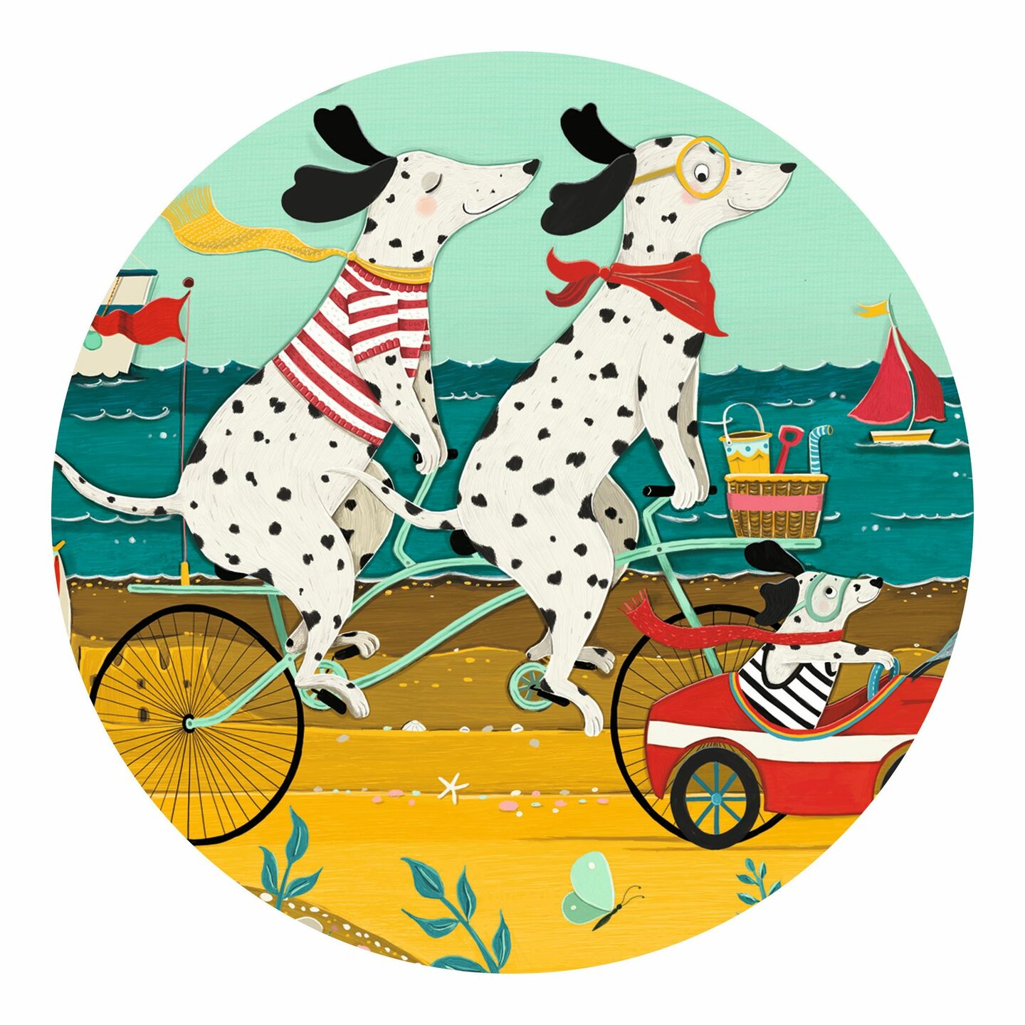 Djeco Silhouette Puzzel - Ollie de Dalmati&euml;r&nbsp;3+ | Speel je Wijs
