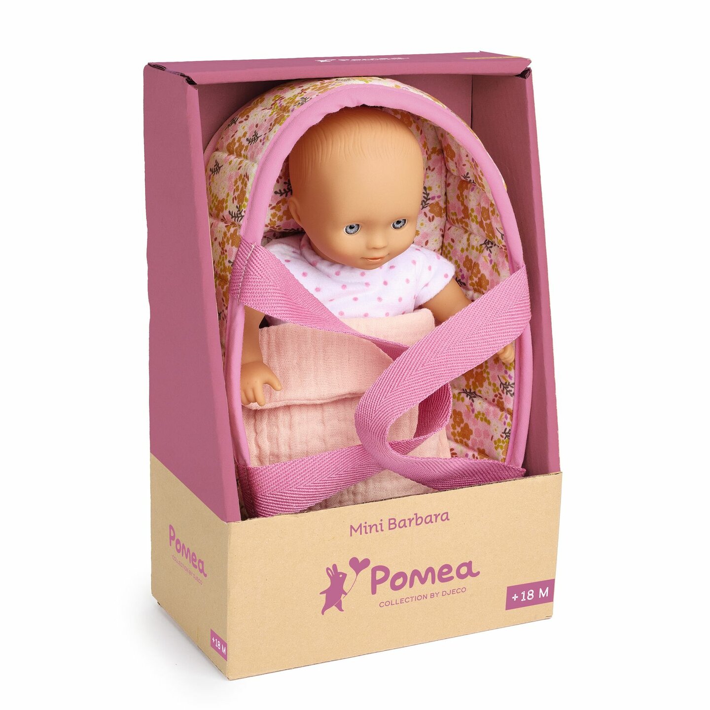Djeco Pomea - Mini Popje in Wiegje - Barbara | Speel je Wijs