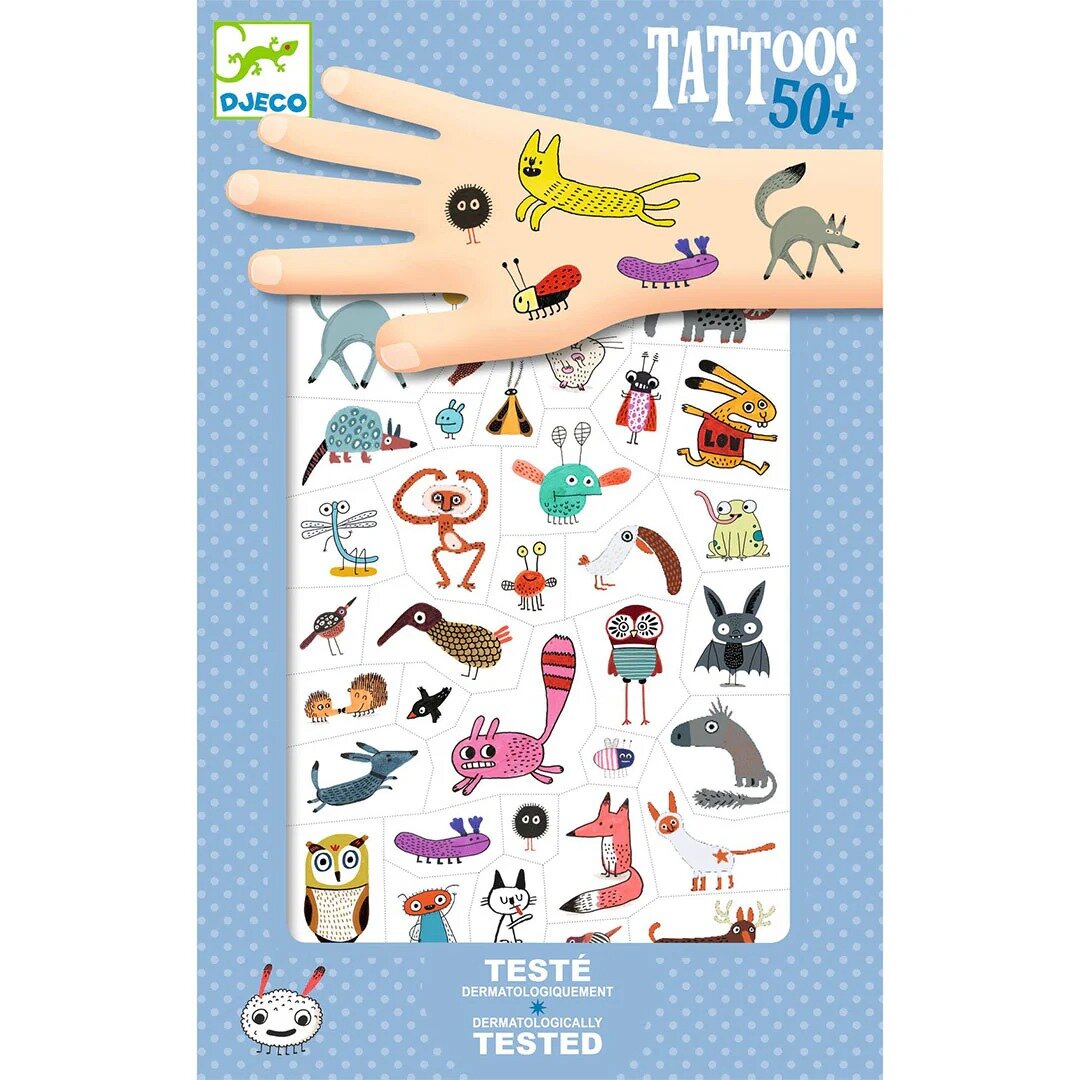 Djeco - Tattoos little critters | Speel je Wijs