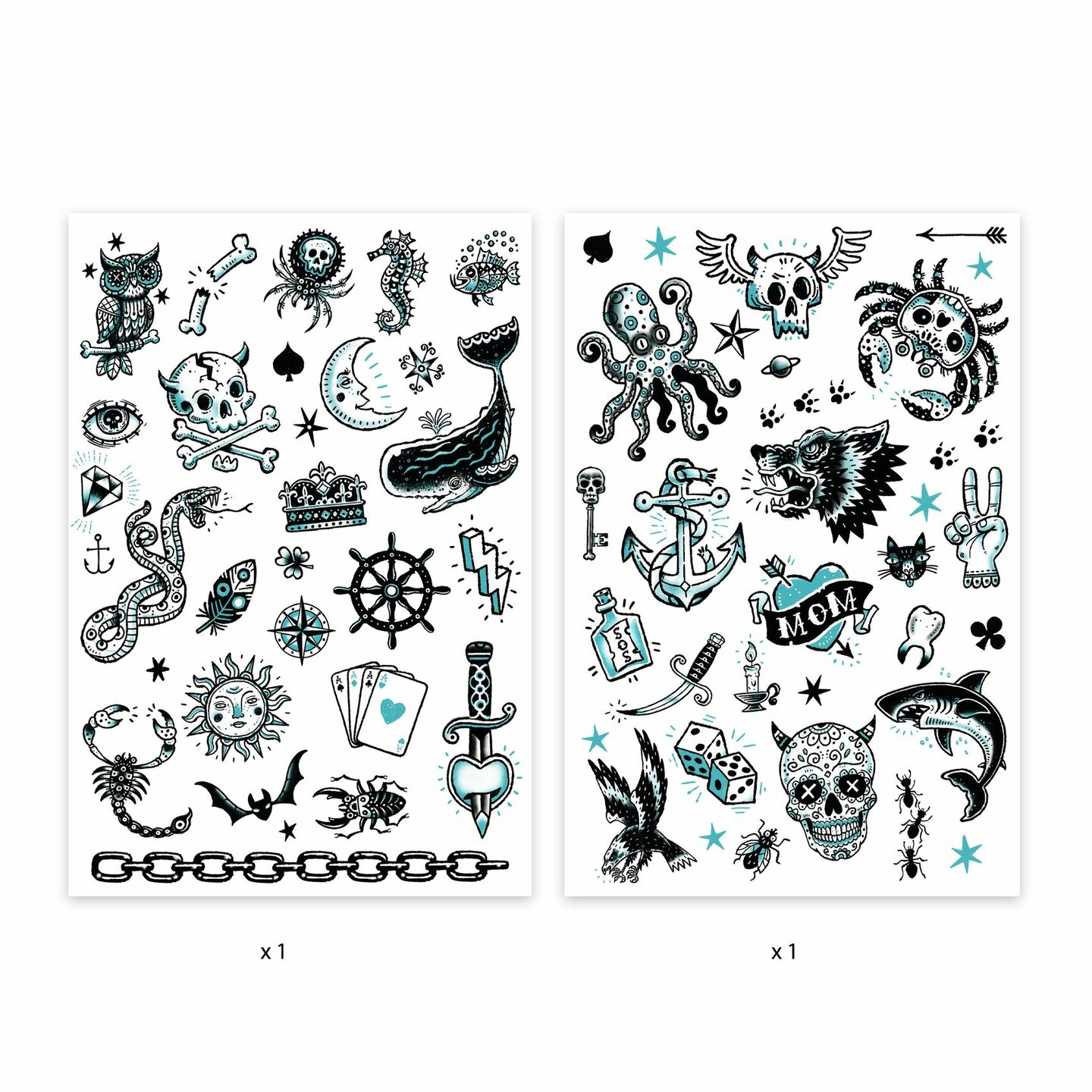 Djeco-Tattoos 50st. Dark Side | Speel je Wijs