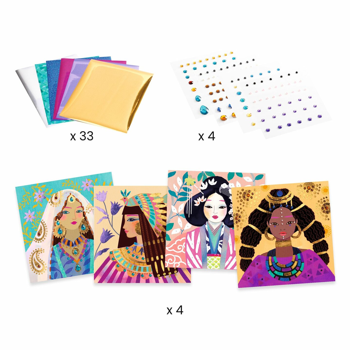 Djeco Knutselpakket - Kostbare versieringen 5-8 jaar | Speel je Wijs