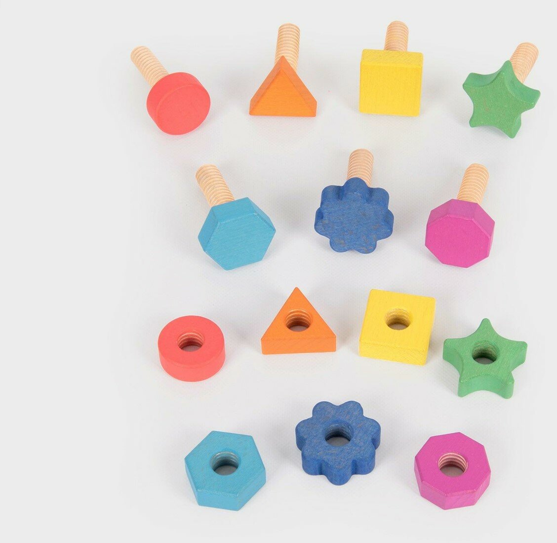 TickiT Regenboog houten Moeren en Bouten | Speel je Wijs