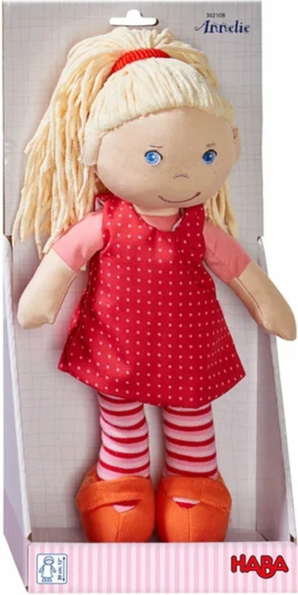 Haba stoffen pop Annelie  - 30 cm | Speel je Wijs