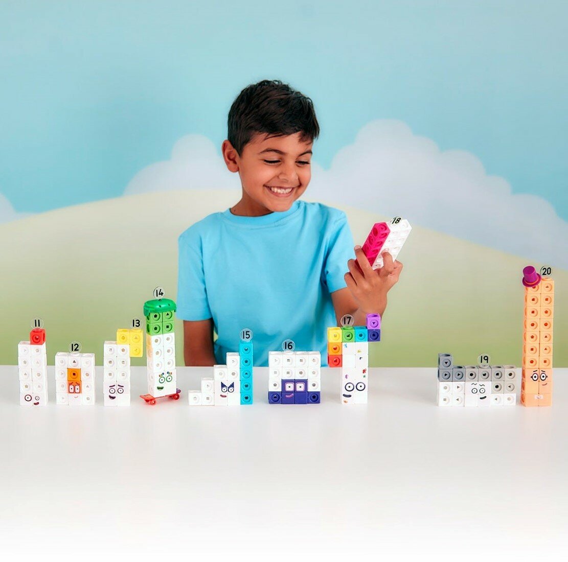 Learning Resources MathLink&reg; Cubes Numberblocks&reg; 11-20 Activity Set 3+ | Speel je Wijs