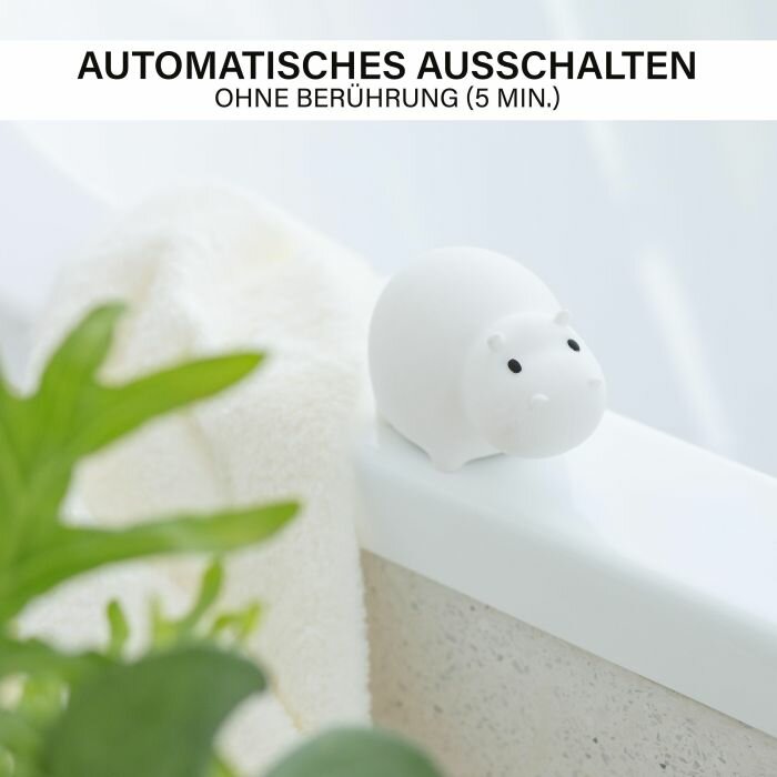 Megalight Bad- en Nachtlampje - Swimmy Hippo  | Speel je Wijs