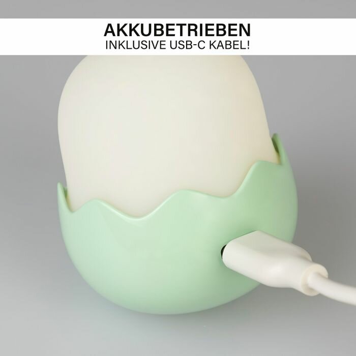 Megalight Nachtlampje - Baby egg - Blauw  | Speel je Wijs