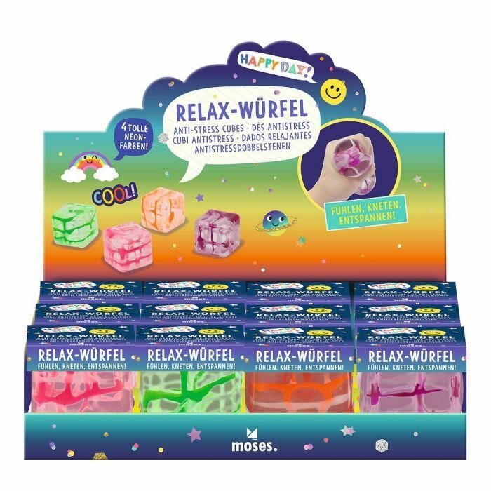 Moses Happy Day relax Dobbelsteen - Neon | Speel je Wijs