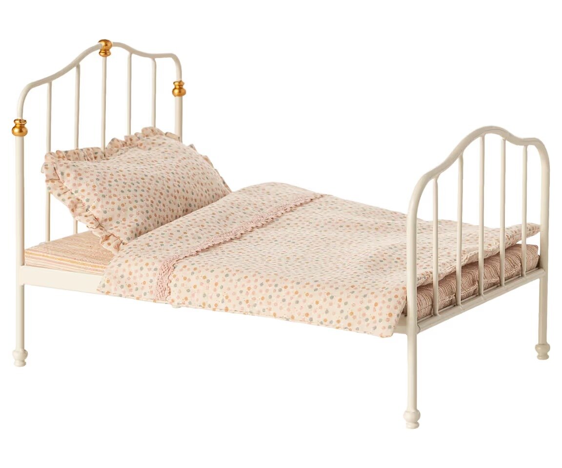 Maileg Vintage Bed - Off White| Speel je Wijs