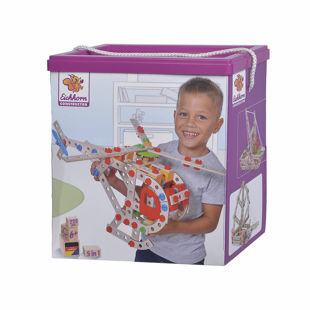 Eichhorn Constructor 5in1 - 225 delig 6+ | Speel je Wijs