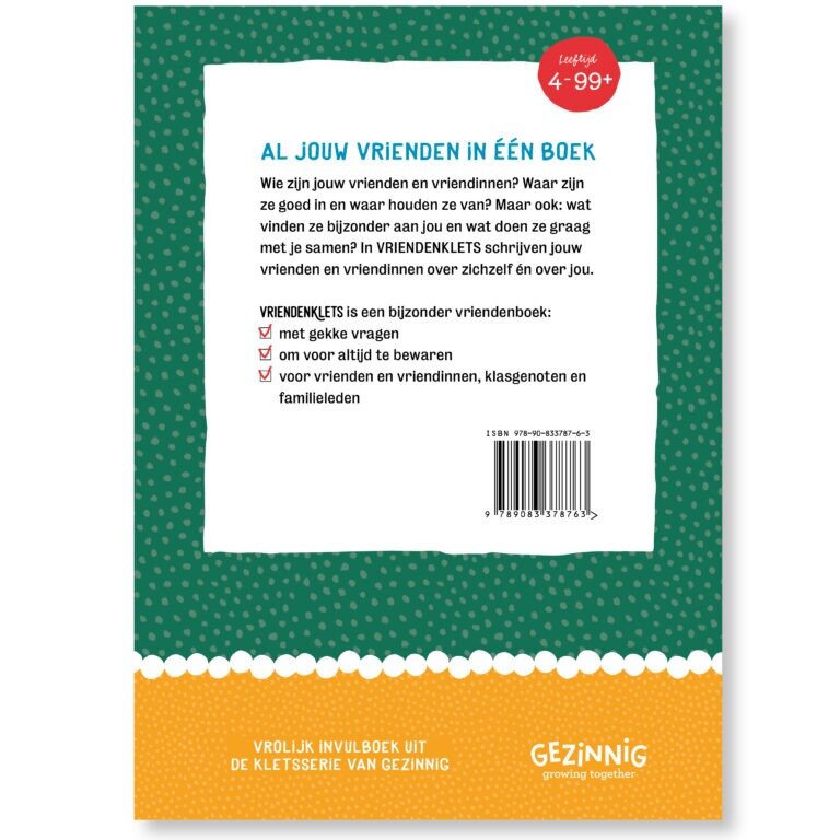 Gezinnig Vriendenklets | Speel je Wijs