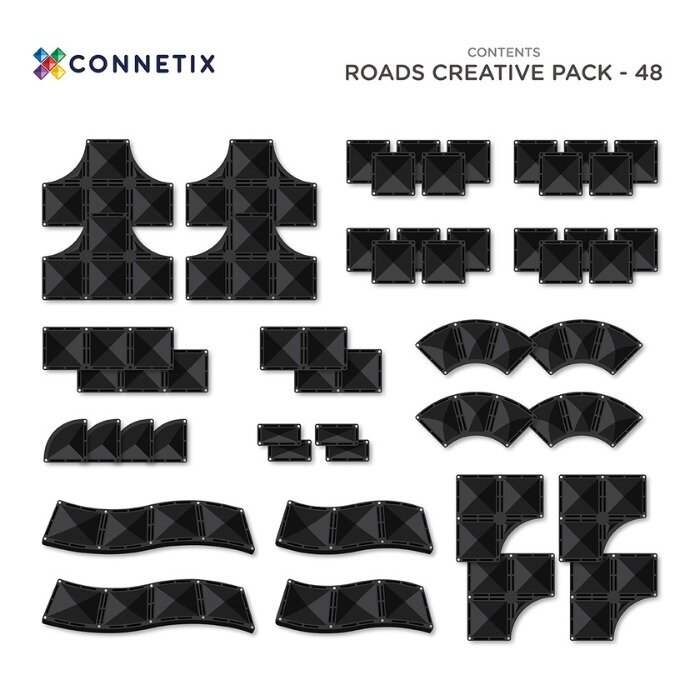 Connetix Creative Roads Pack  Magnetisch Speelgoed | Speel je Wijs