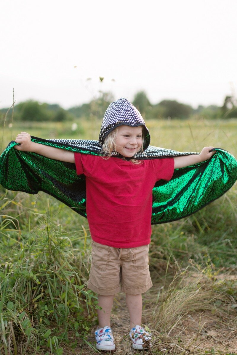 Great Pretenders Omkeercape - Dragon and Knight Cape 5-6 jaar | Speel je Wijs