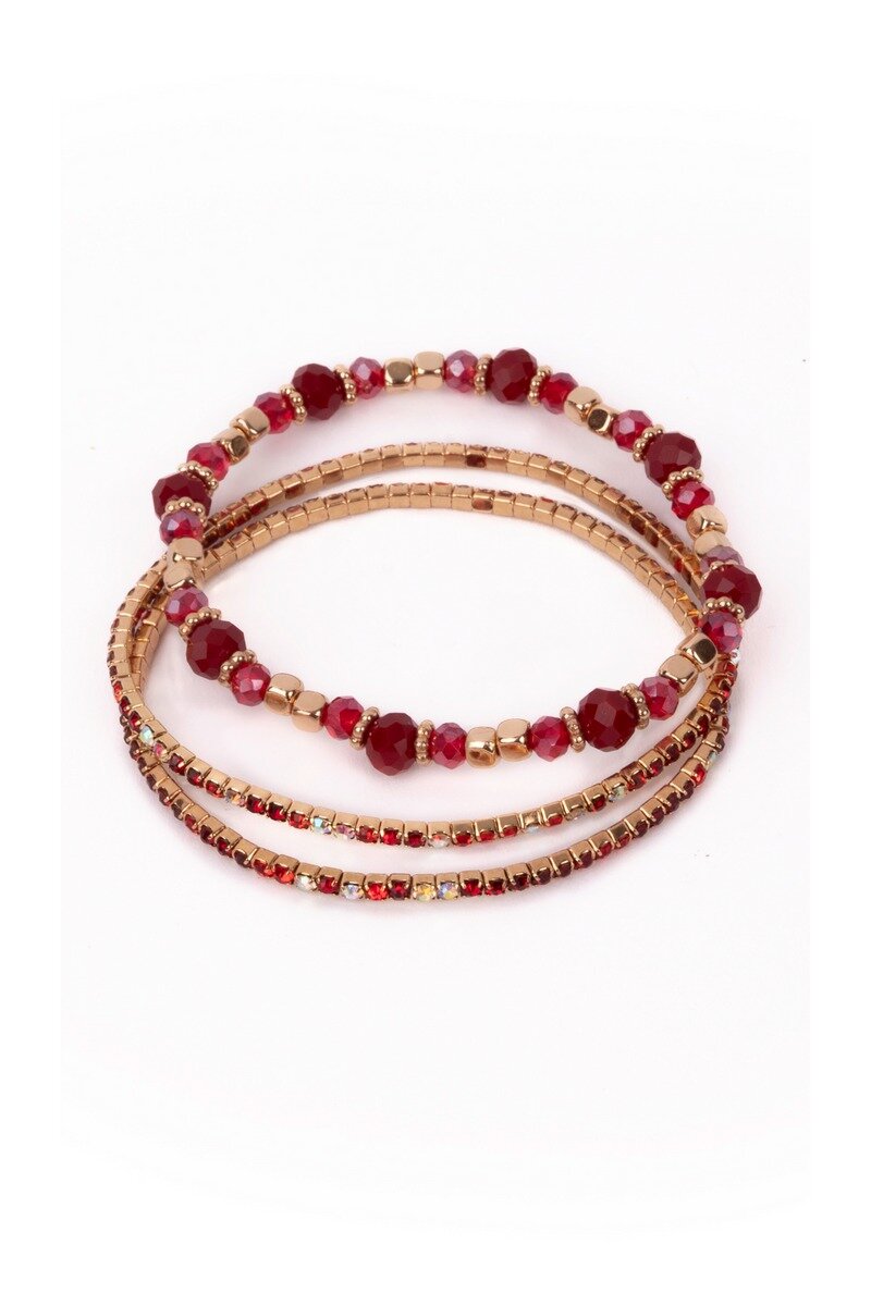 Great Pretenders Armband - Ruby Red | Speel je Wijs