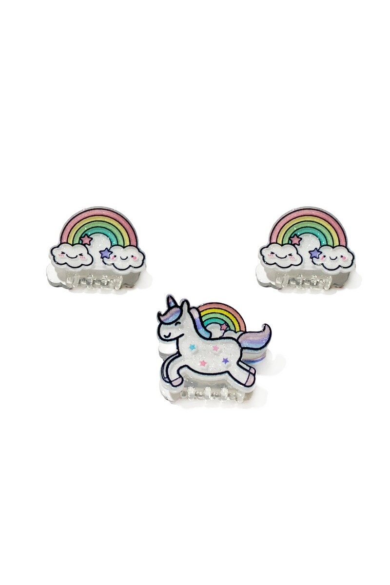 Great Pretenders mini Haarklemmetjes - Unicorn Rainbow | Speel je Wijs