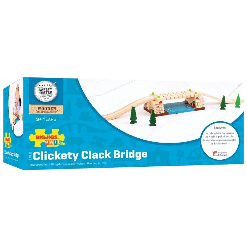 Bigjigs Rail - Klik Klak Brug / Clickety Clack Brug
