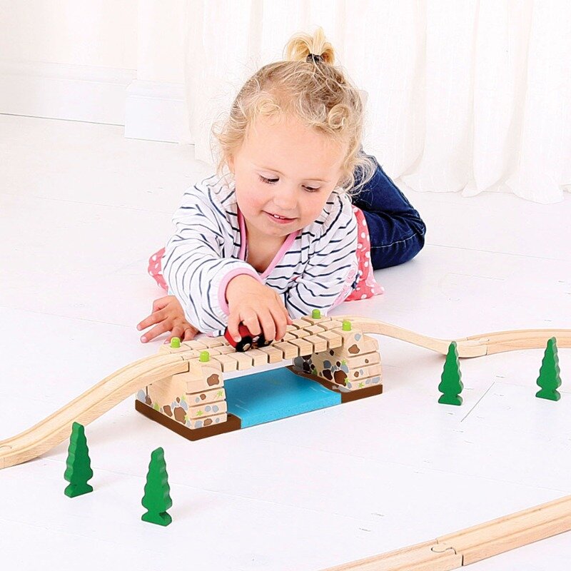 Bigjigs Rail - Klik Klak Brug / Clickety Clack Brug
