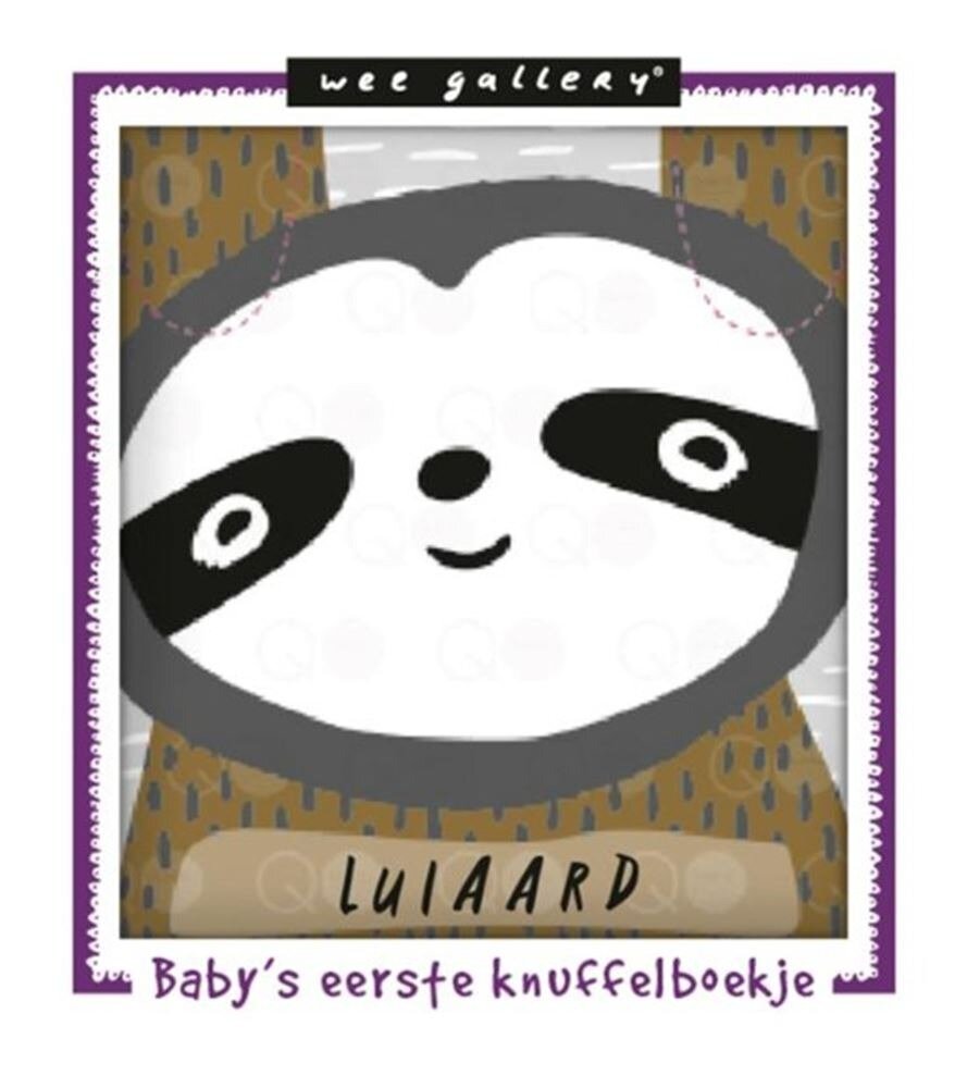 Wee gallery Stoffen knuffelboekje luiaard | Speel je Wijs