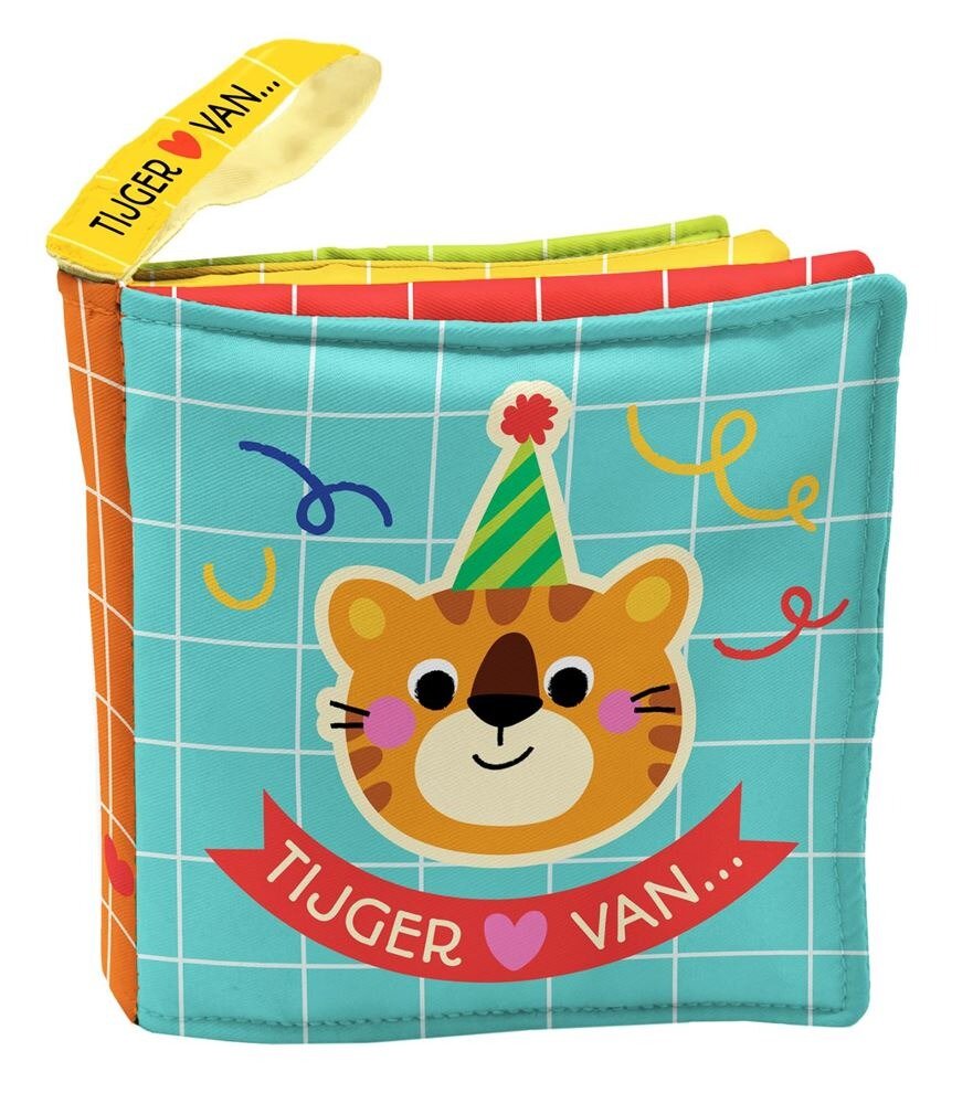 Knisperboekje vol liefde - Tijger houd van feest. | Speel je Wijs