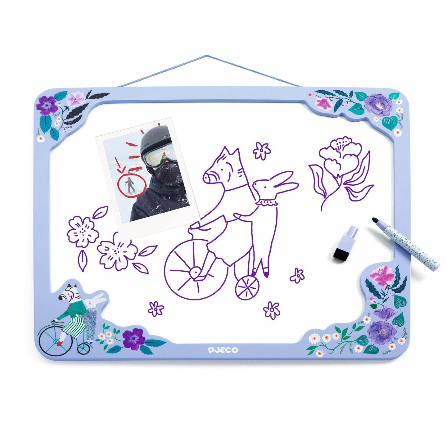 Djeco Magnetisch Tekenbord-Zebra