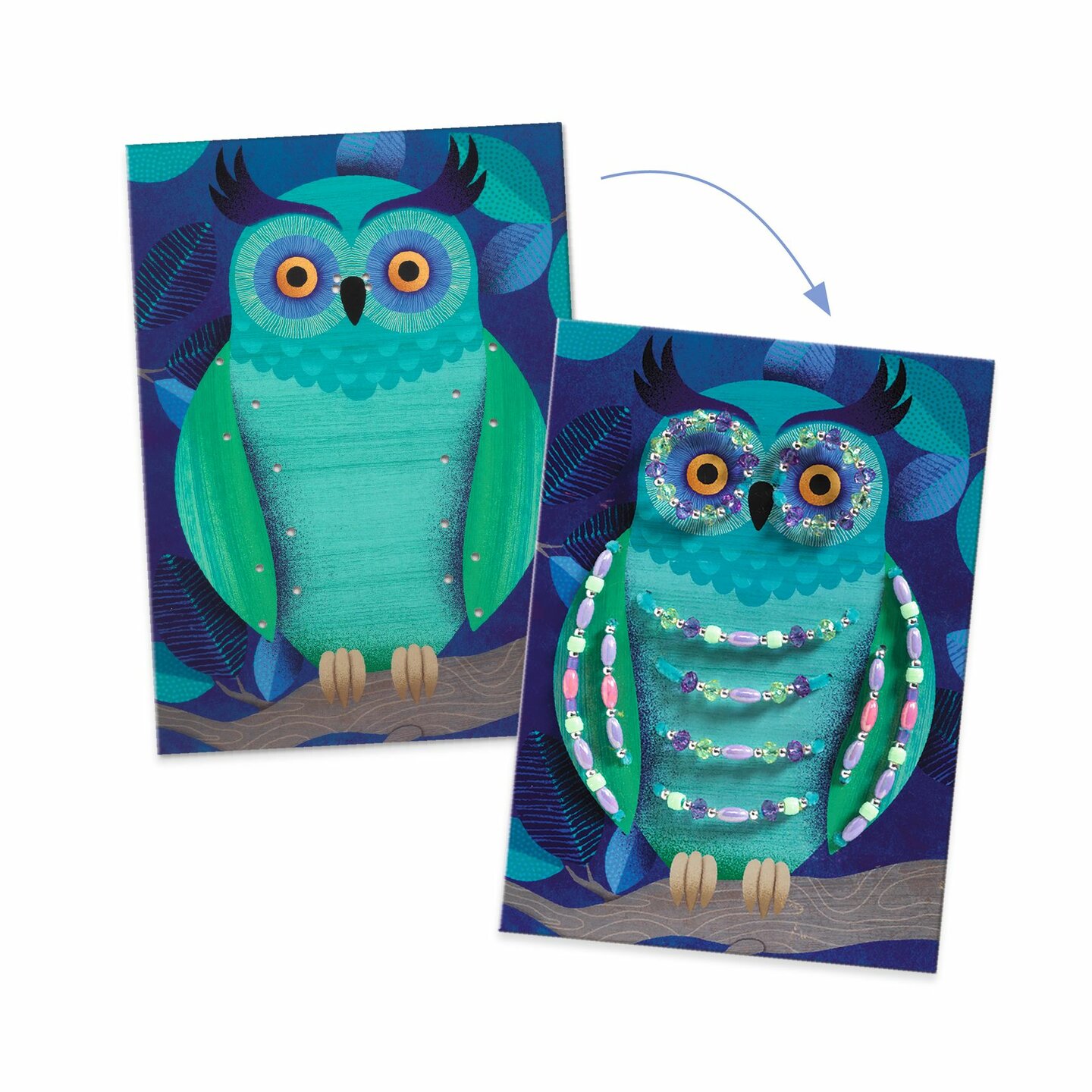 Djeco Knutselset Rijgen - Light up the Night 5-8 jaar | Speel je wijs