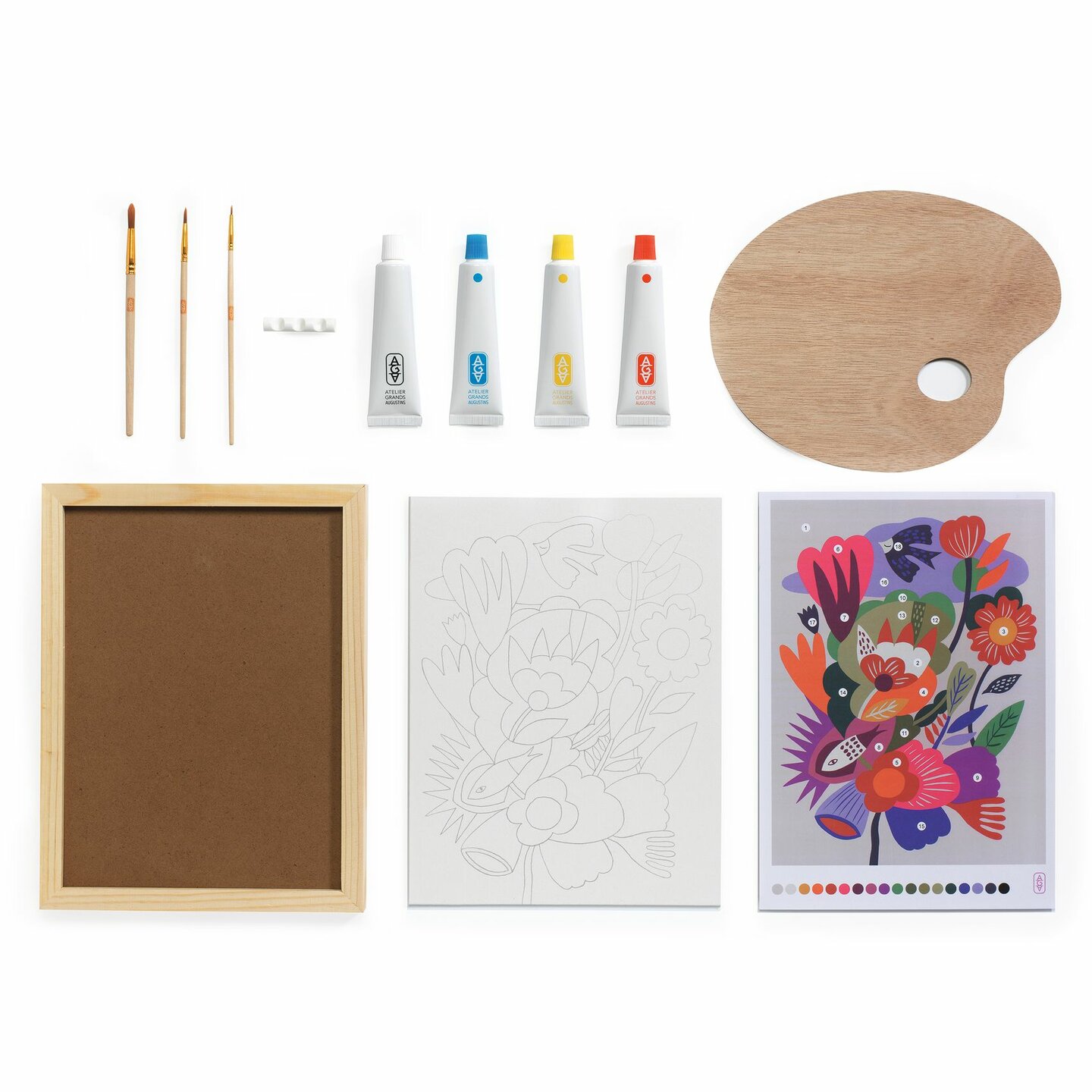 Djeco Knutselset Atelier 23 - Kleuren Mengen 15+| Speel je Wijs